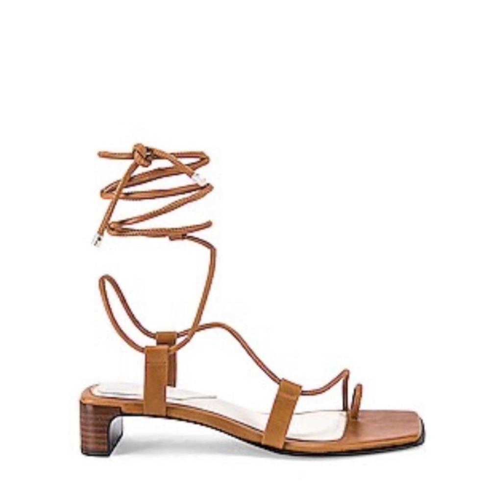 Rag & Bone Cindy Ankle Tie Sandal in Tan - Picture 6 of 14